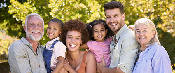 family at the park